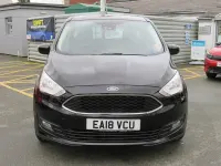 Used Ford C-MAX Zetec 125 HP (91 kW) 2018 Black MPV