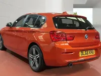 Used BMW 116 Sport Line 116 HP (85 kW) 2016 Orange Hatchback