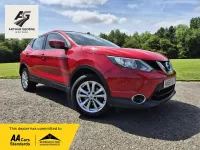 Used Nissan Qashqai Acenta 110 HP (80 kW) 2016 Red SUV