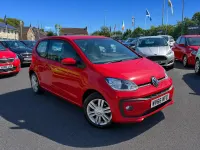 Used VW up! high up! 75 HP (55 kW) 2016 Red Hatchback