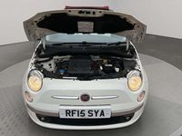 Used Fiat 500 Lounge 2015 White Cabriolet
