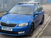 Used Skoda Octavia Elegance 110 HP (80 kW) 2014 Blue Estate