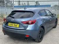 Used Mazda 3 121 HP (88 kW) 2016 Blue Hatchback