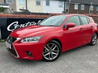 Used Lexus CT200h Executive Line 2017 Red Hatchback