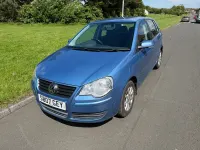 Used VW Polo SE 80 HP (58 kW) 2007 Blue Hatchback