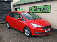 Used Ford C-MAX Zetec 118 HP (86 kW) 2016 Red MPV