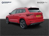 Used Skoda Karoq SportLine 110 HP (80 kW) 2025 Velvet red metallic SUV