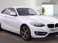 Usado BMW 218 Sport Line 136 CV (100 kW) 2016 Blanco Coupe