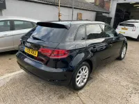 Used Audi A3 110 HP (80 kW) 2015 Black Hatchback
