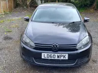 Used VW Golf VI S 105 HP (77 kW) 2010 Black Hatchback