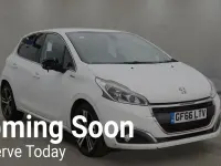 Used Peugeot 208 GT-line 100 HP (73 kW) 2016 White Hatchback