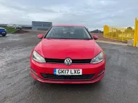Used VW Golf VII Edition 110 HP (80 kW) 2017 Red Hatchback
