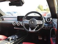 Used Mercedes CLA180 AMG Line Premium Plus 136 HP (100 kW) 2019 Red Sedan