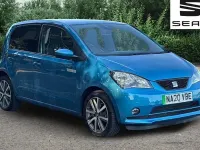 Used Seat Mii Electric 61 kW (83 HP) 2020 Blue Hatchback
