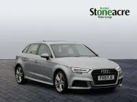 Used Audi A3 Sportback S-Line 150 HP (110 kW) 2019 Silver Hatchback
