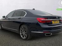 Used BMW 740L Comfort Edition 320 HP (235 kW) 2018 Blue Sedan