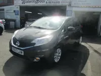 Used Nissan Note Acenta Premium 90 HP (66 kW) 2017 Black Hatchback