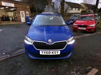 Used Skoda Fabia 75 HP (55 kW) 2019 Blue Hatchback
