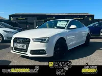 Used Audi A5 S-Line 177 HP (130 kW) 2014 White Coupe