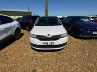 Used Skoda Rapid Sport 110 HP (80 kW) 2018 White Hatchback