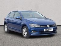 Used VW Polo SE 95 HP (69 kW) 2019 Blue Hatchback