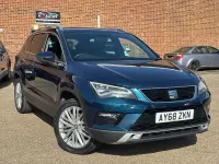 Used Seat Ateca 4Drive 150 HP (110 kW) 2018 Blue SUV