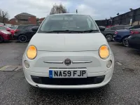 Used Fiat 500 Pop 69 HP (50 kW) 2009 White Cabriolet