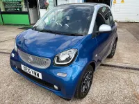 Used Smart ForTwo Coupé Premium 90 HP (66 kW) 2015 Blue Coupe