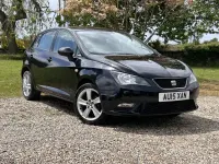 Usado Seat Ibiza 85 HP (62 kW) 2015 Preto Citadino