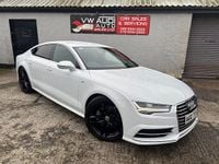 Used Audi A7 S-Line 2016 White Hatchback