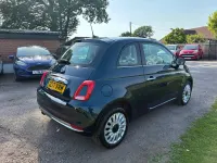 Used Fiat 500 Lounge 69 HP (50 kW) 2017 Blue Hatchback