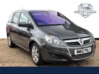 Used Vauxhall Zafira Design Edition 115 HP (84 kW) 2012 Grey MPV