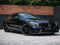 Used Mercedes C300 AMG line 2021 Black Coupe
