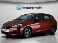 Begagnad BMW 220 Sport Line 192 HK (141 kW) 2020 Orange Minibuss