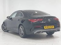 Used Mercedes CLA200 AMG line 163 HP (119 kW) 2019 Black Sedan