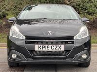 Used Peugeot 208 GT-line 110 HP (80 kW) 2019 Black Hatchback