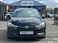 Used Vauxhall Astra Design Edition 110 HP (80 kW) 2016 Black Hatchback