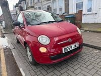 Used Fiat 500 Pop 69 HP (50 kW) 2009 Red Cabriolet