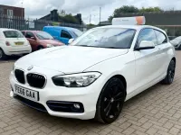 Used BMW 116 Sport Line 116 HP (85 kW) 2016 White Hatchback