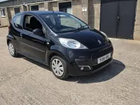 Used Peugeot 107 Active 68 HP (50 kW) 2014 Black Hatchback