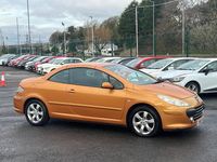 Used Peugeot 307 CC S 2006 Orange Cabriolet