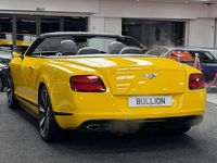 Used Bentley Continental GT Convertible 2014 Yellow Cabriolet