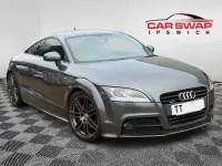 Begagnad Audi TT Black Edition 170 HK (125 kW) 2013 Grå Sportkupé