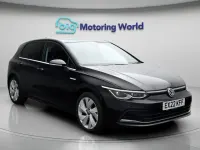 Used VW Golf VIII Style 130 HP (95 kW) 2022 Black Hatchback