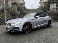 Begagnad Audi A5 Cabriolet S-Line 190 HK (139 kW) 2017 Silver Cab