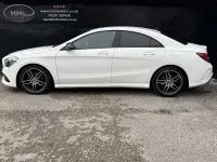Used Mercedes CLA200 AMG line 136 HP (100 kW) 2018 White Coupe