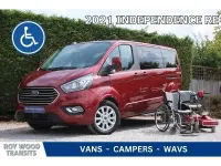 Used Ford Tourneo Custom Titanium 130 HP (95 kW) 2021 Red Van