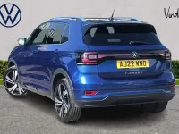 Used VW T-Cross R-line 110 HP (80 kW) 2022 Blue SUV