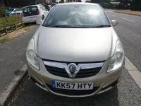 Used Vauxhall Corsa Design Edition 89 HP (65 kW) 2008 Gold Hatchback