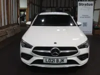 Used Mercedes CLA180 AMG line 2021 White Coupe